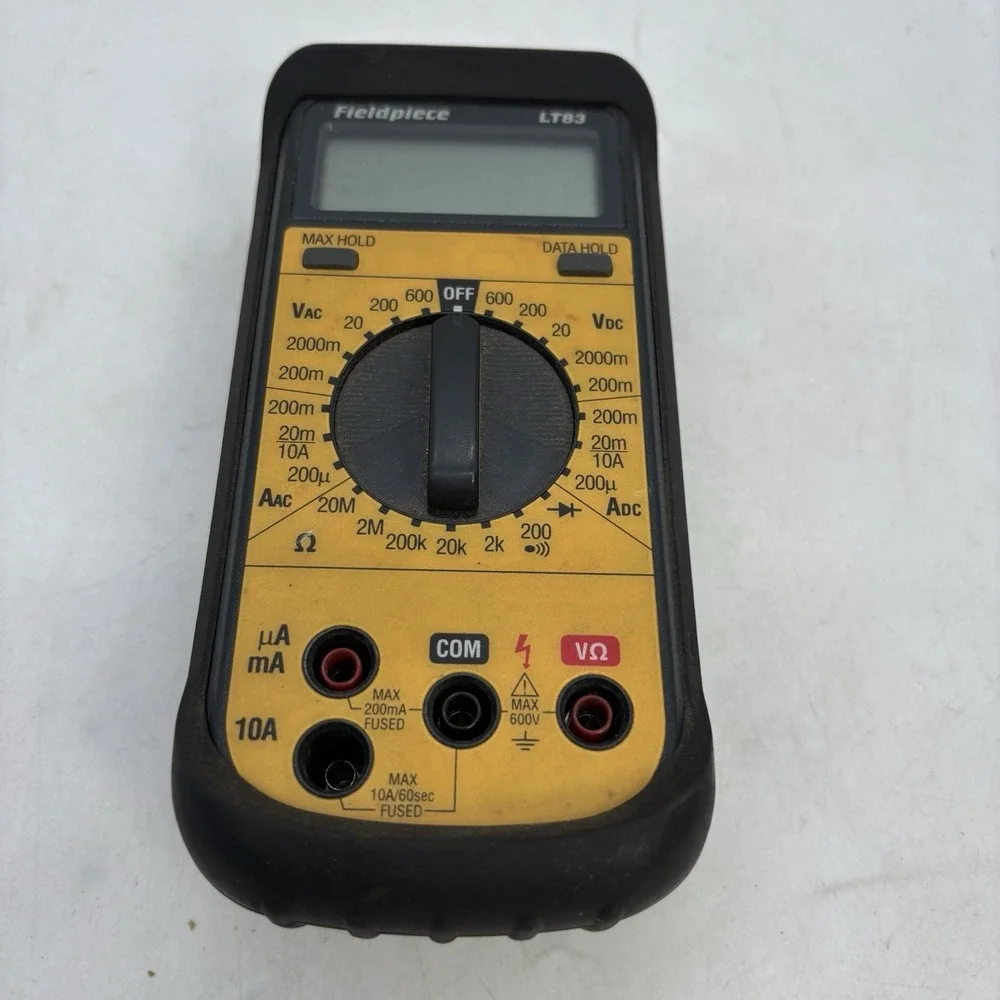 FIELDPIECE MULTIMETER LT83 (238275-1) Turns On No Leads